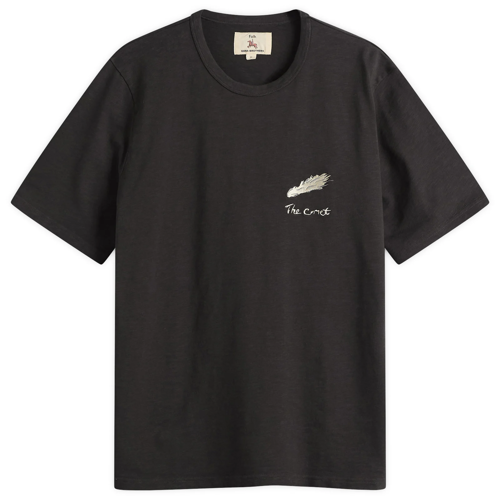 Folk Slub Embroidery T-Shirt