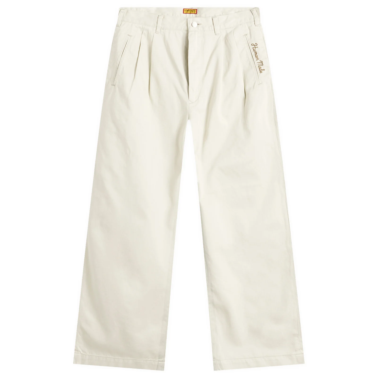 Human Made Double Pleated Wide Chino Pants