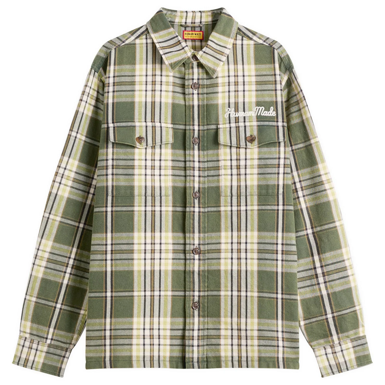 Human Made Heart Patch Check Shirt