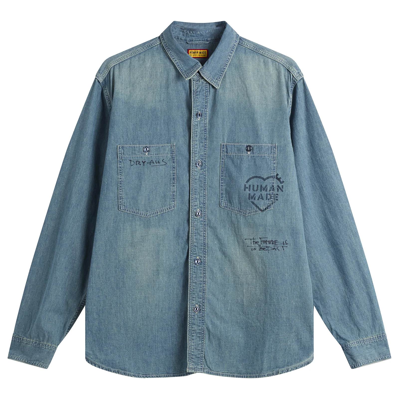 Human Made Stencil Military Chambray Shirt