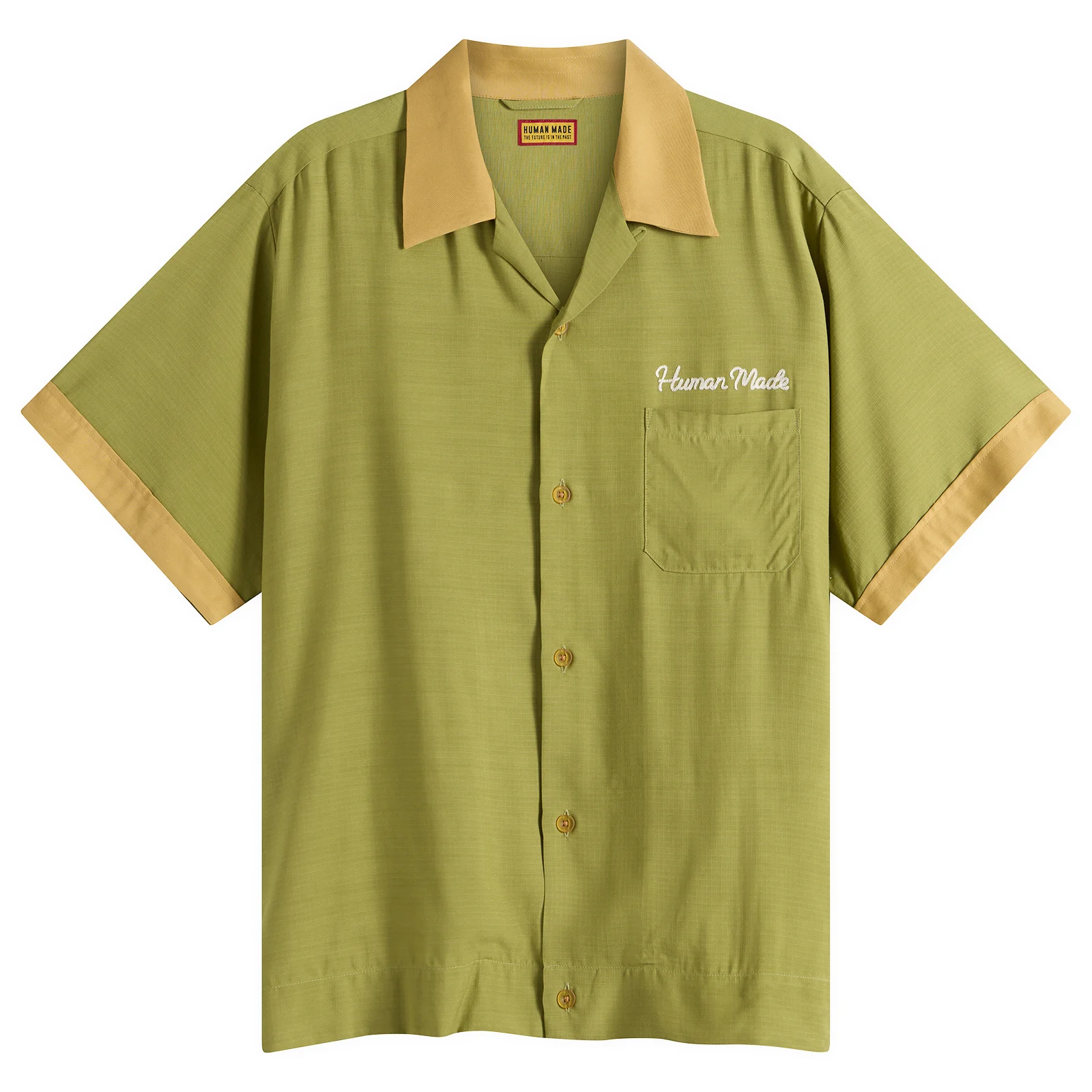 Human Made Chain Stitched Bowling Shirt