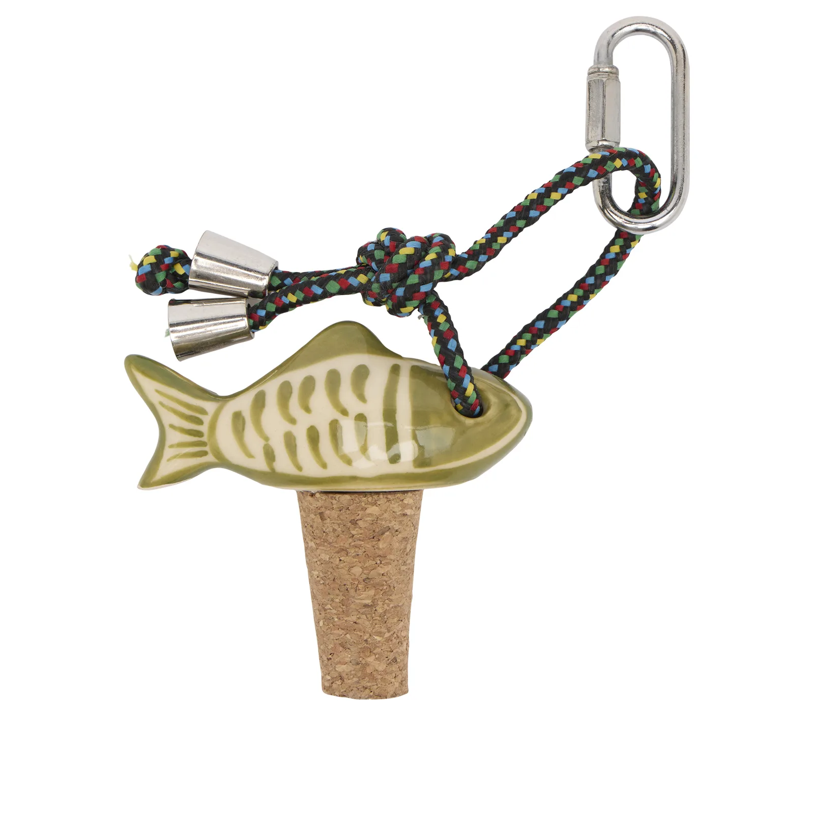 Damson Madder Ceramic Fish Bottle Stop