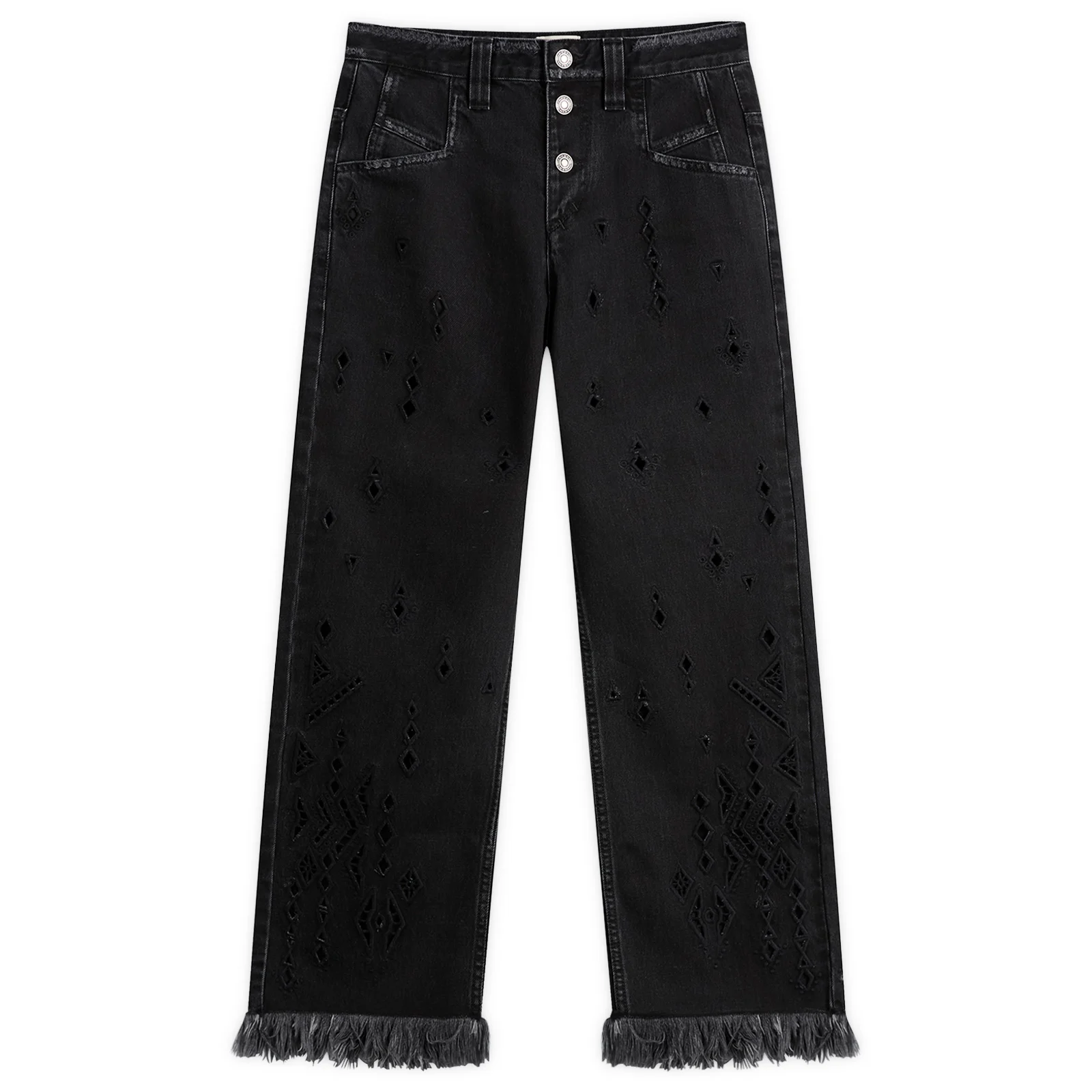 Isabel Marant Amia Embroidered Jeans