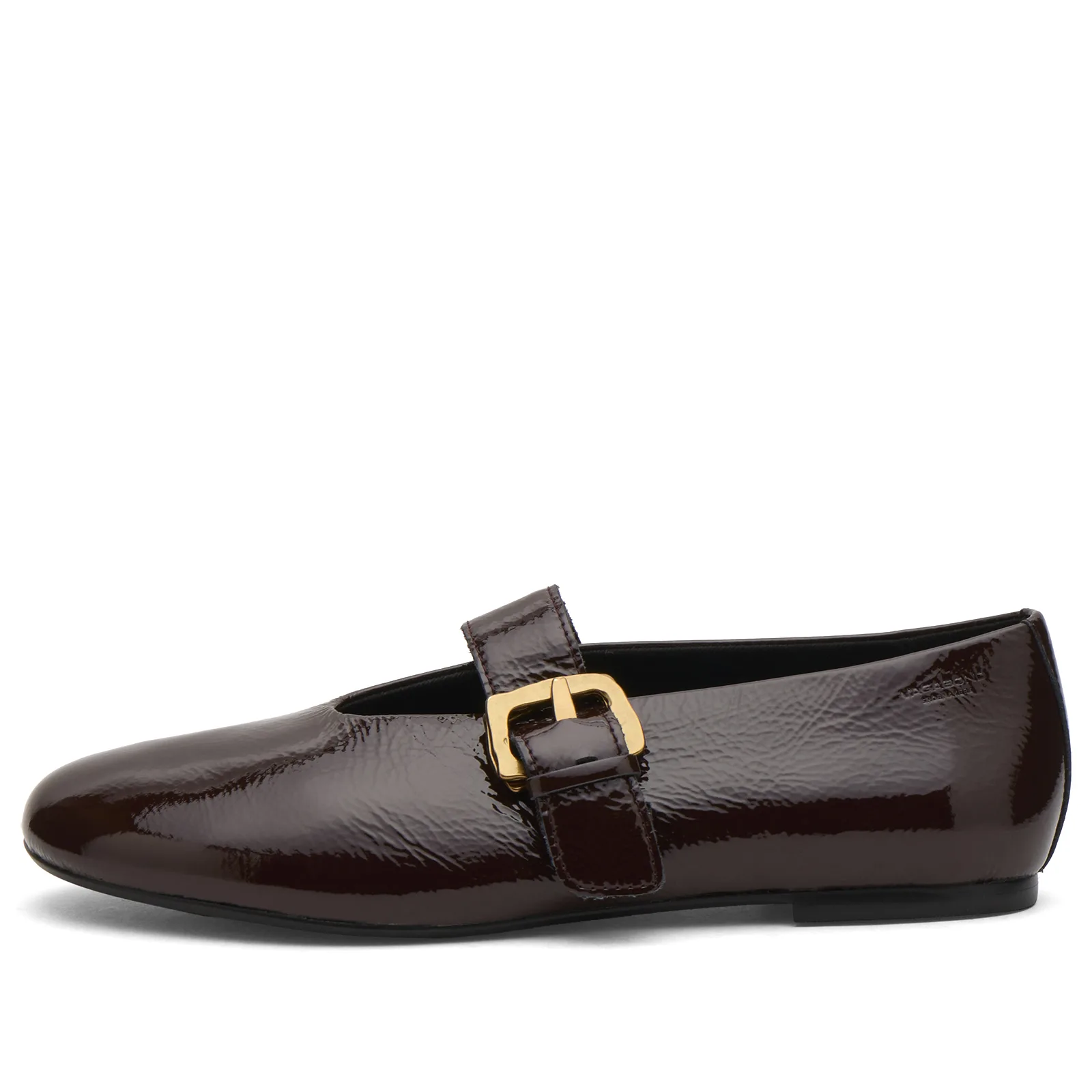 Vagabond Aleya Patent Leather Buckle Ballet
