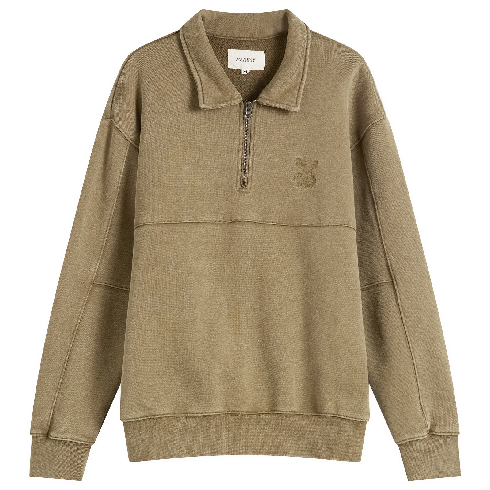 Heresy Green Man Quarter Zip Sweatshirt