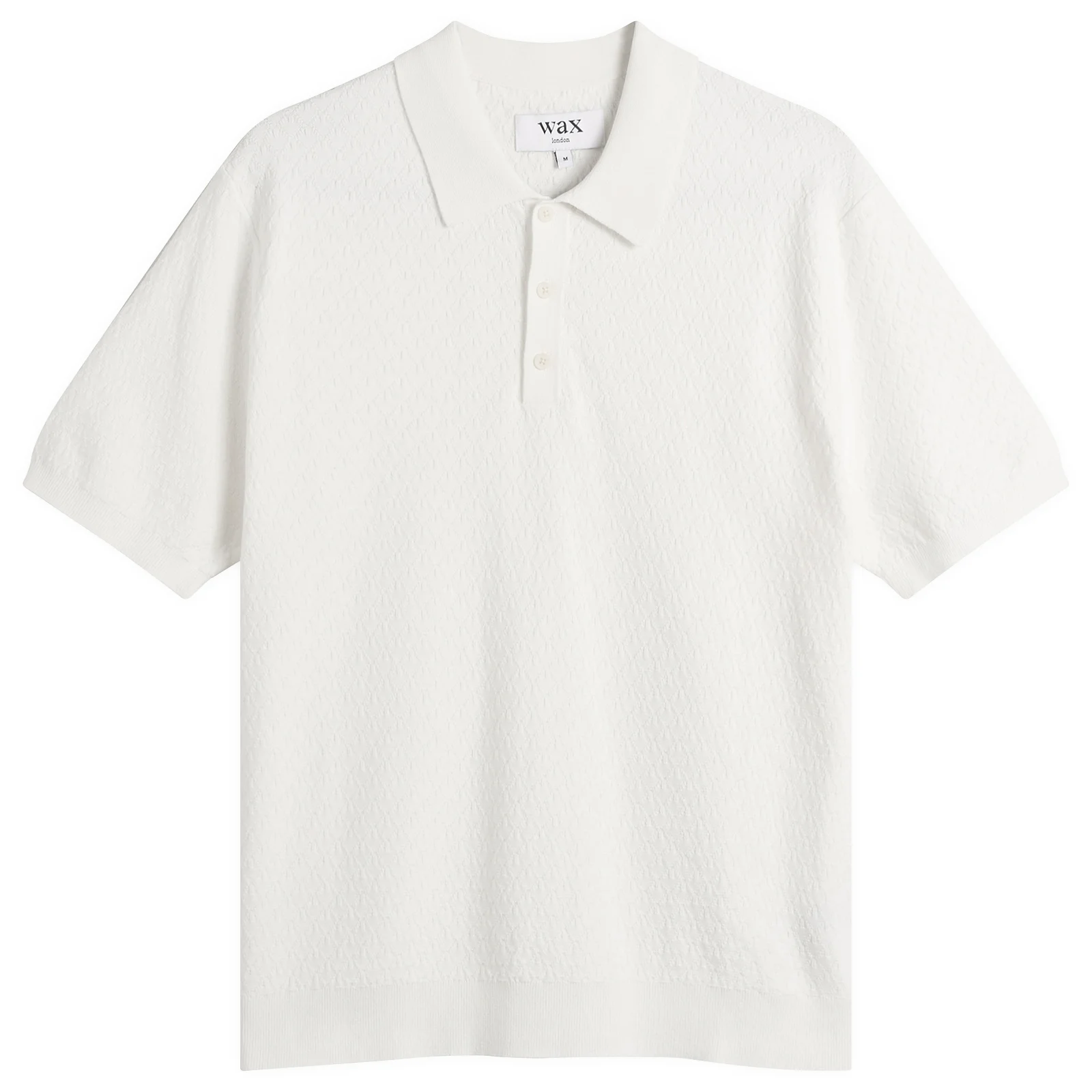 Wax London Naples Retro Diamond Knit Polo