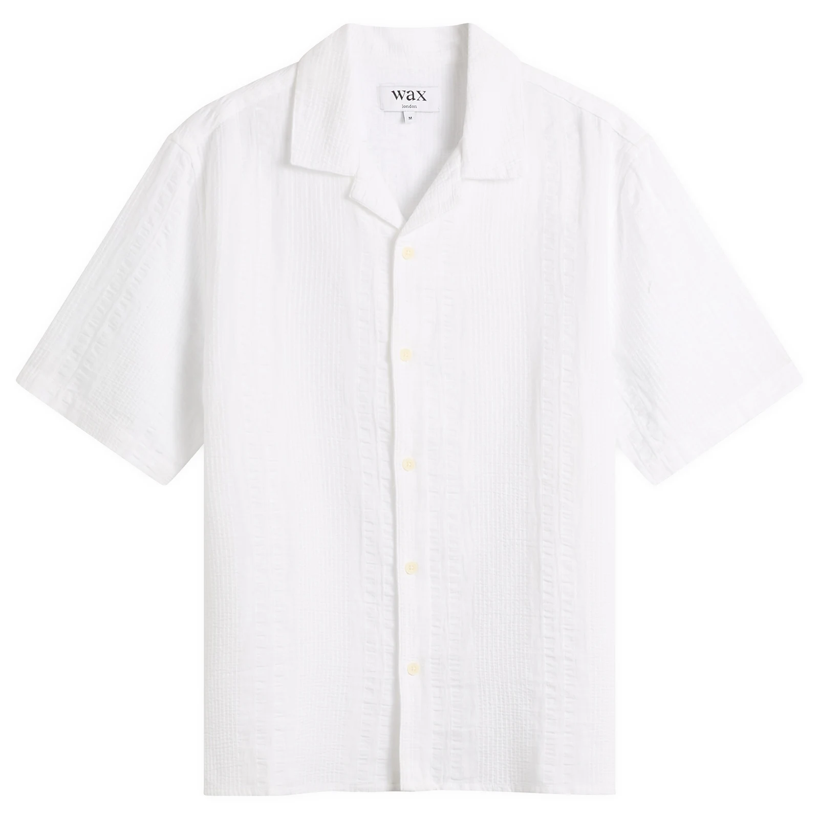 Wax London Didcot Double Weave Grid Vacation Shirt