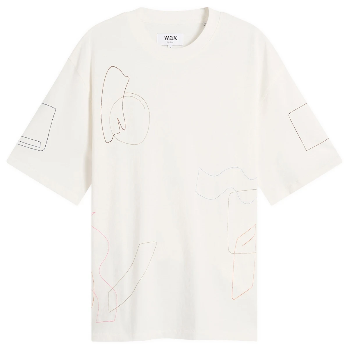 Wax London Milton Shapes Embroidery T-Shirt