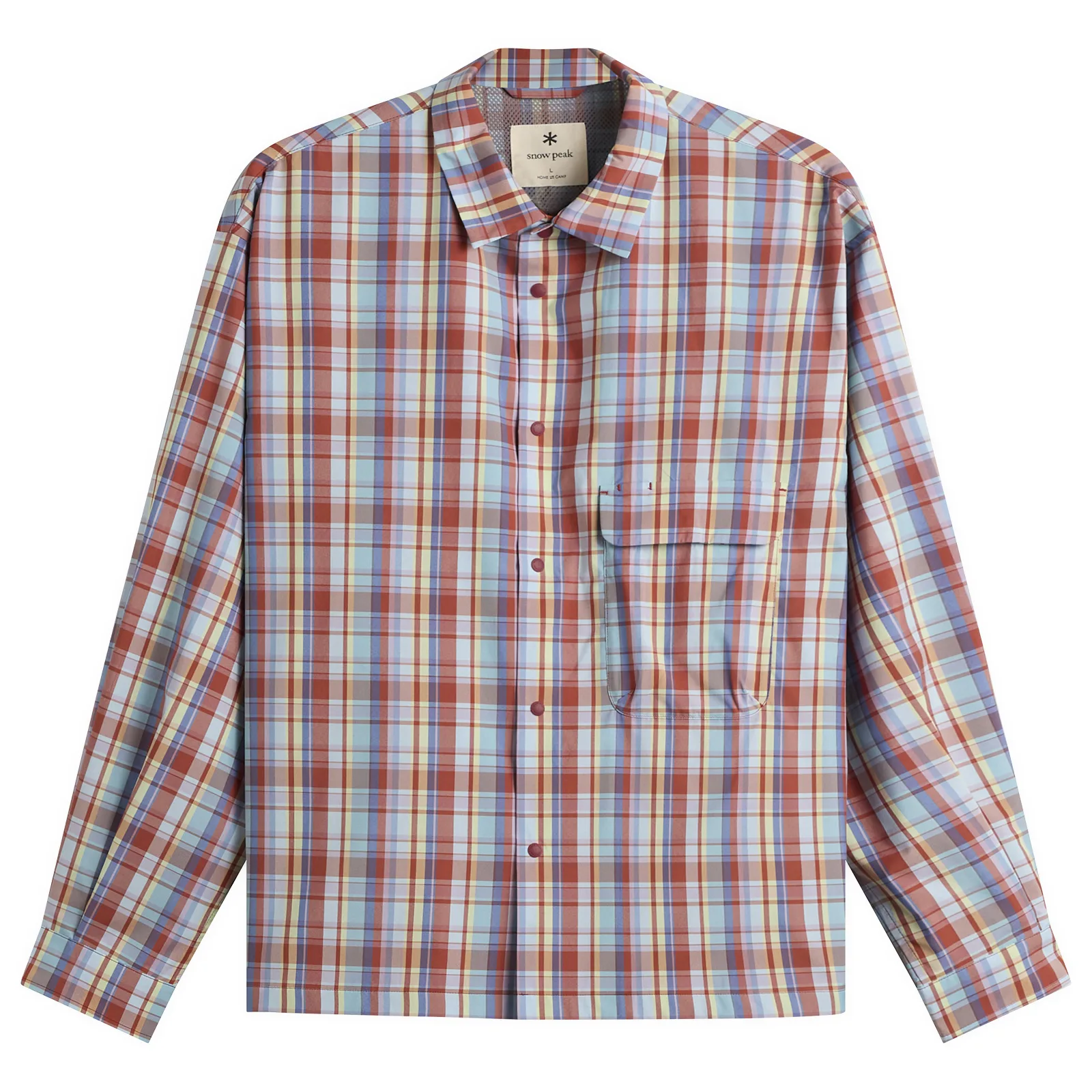 Snow Peak Fade Check Breezy Shirt