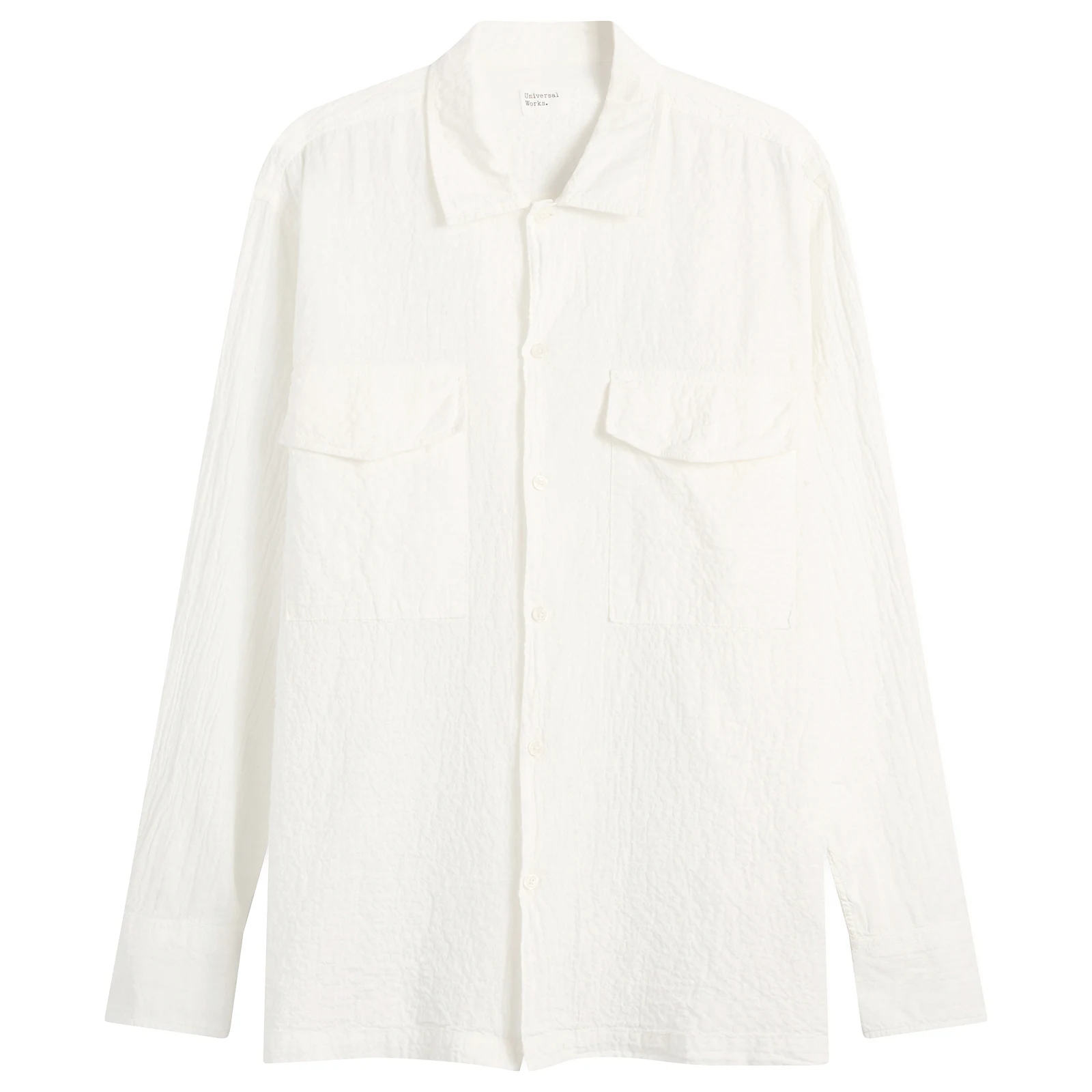 Universal Works Arten Seersucker Attendant Overshirt