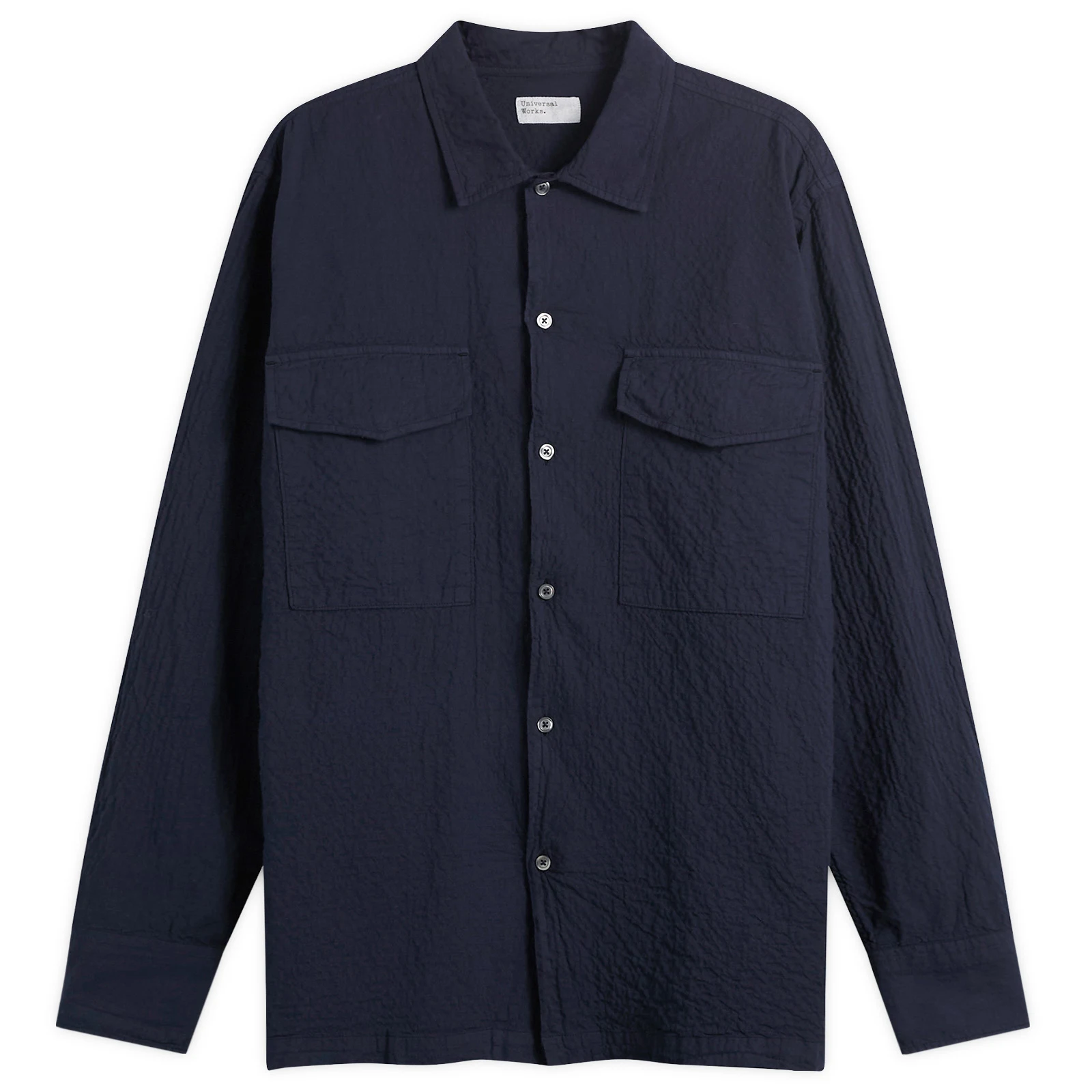 Universal Works Arten Seersucker Attendant Overshirt