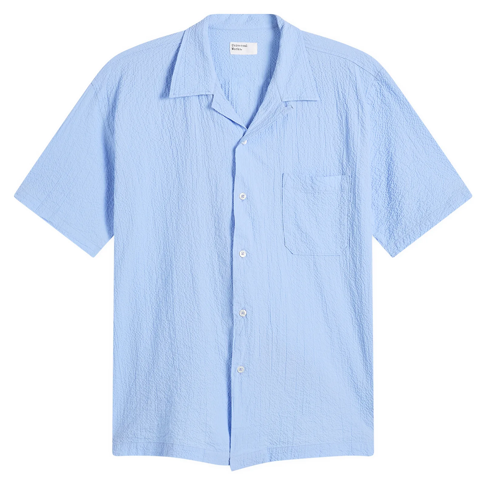 Universal Works Seersucker Shirting Road Shirt