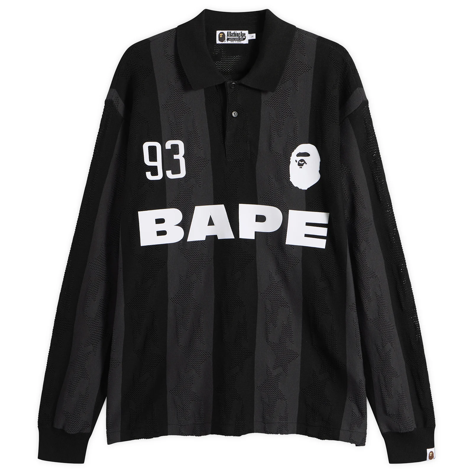 A Bathing Ape Sta Stripe Long Sleeve Jersey