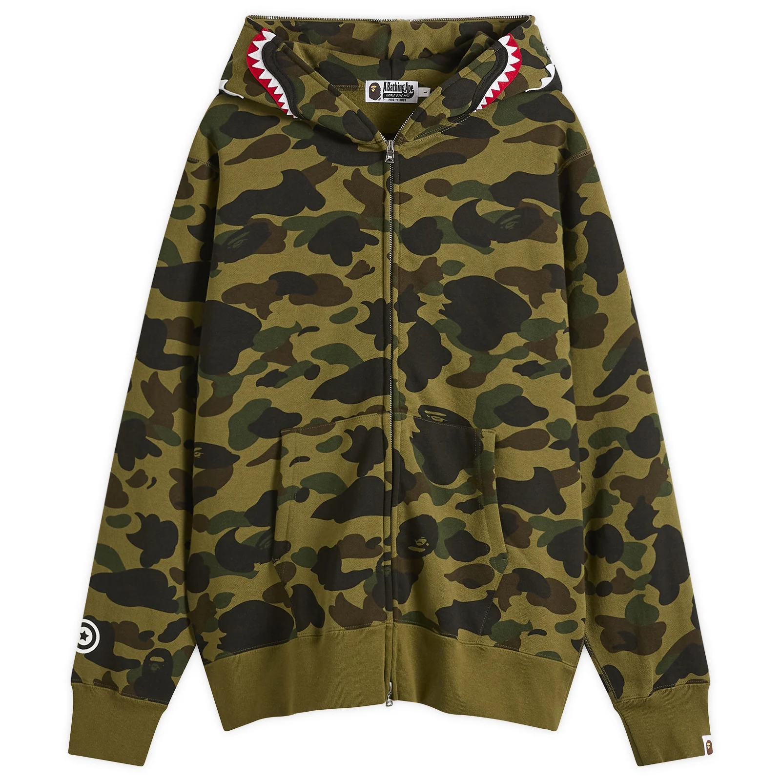 A Bathing Ape 1st Camo Full Zip Shark Hoodie