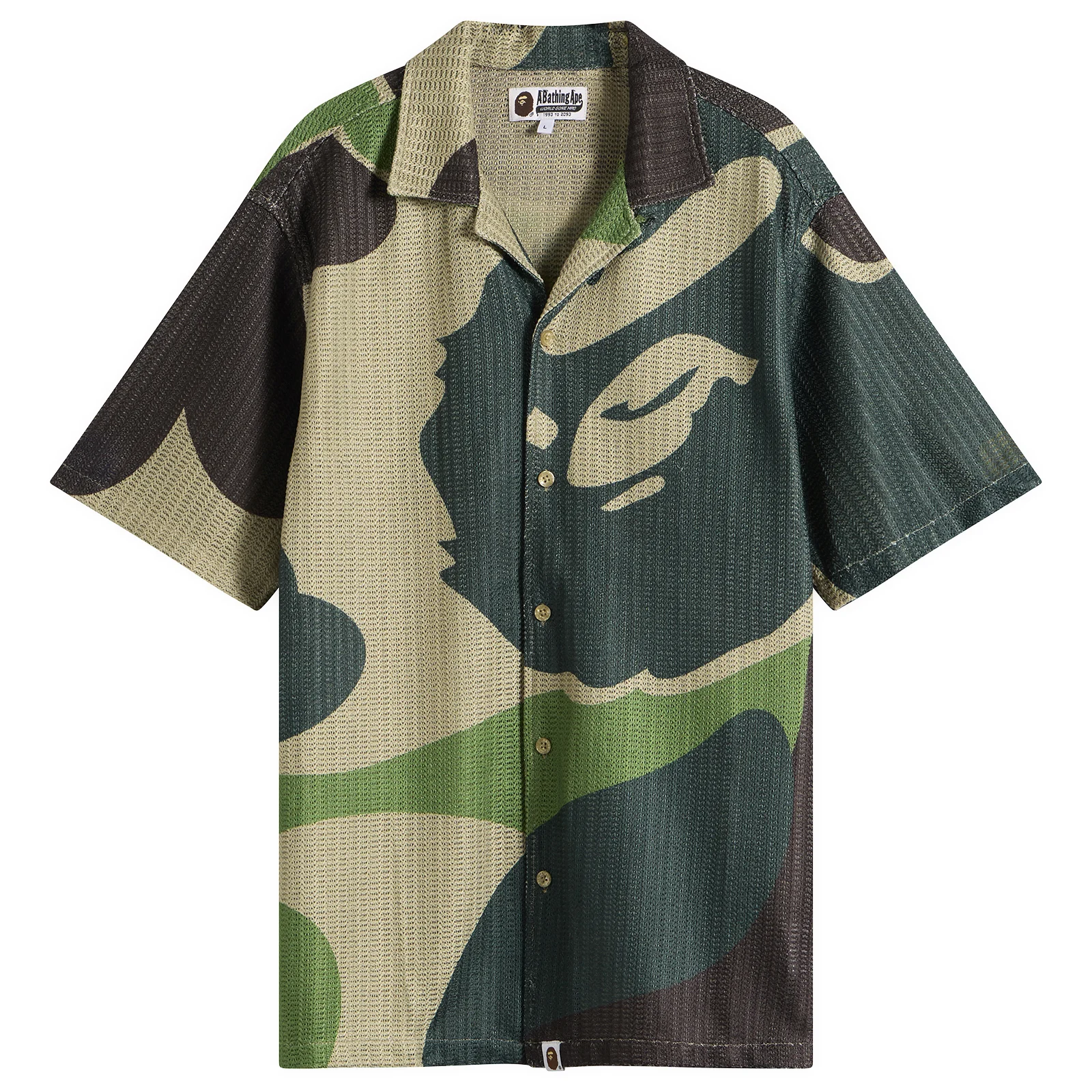A Bathing Ape Mega ABC Camo Mesh Shirt