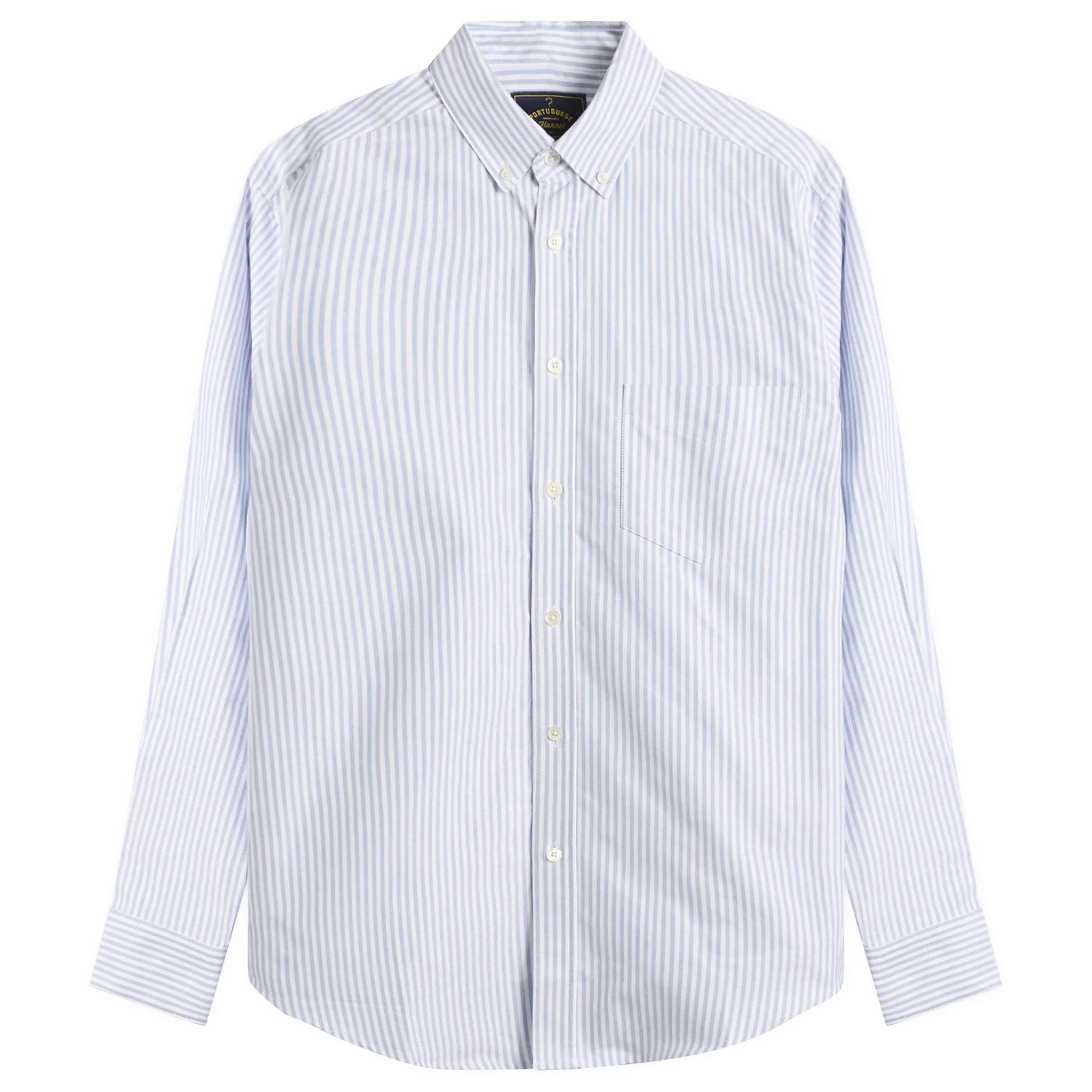 Portuguese Flannel Belavista Stripe Button Down Oxford Shirt