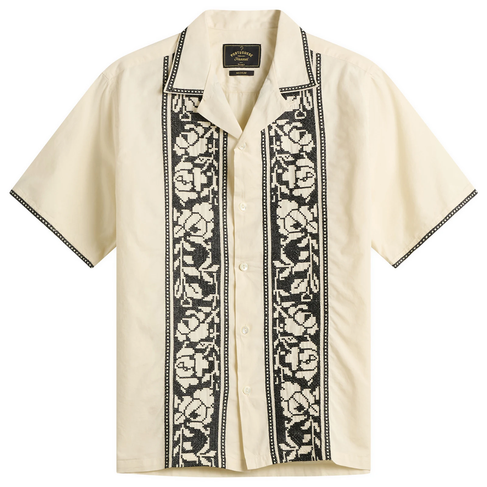 Portuguese Flannel Cross Stitch Vacation Shirt