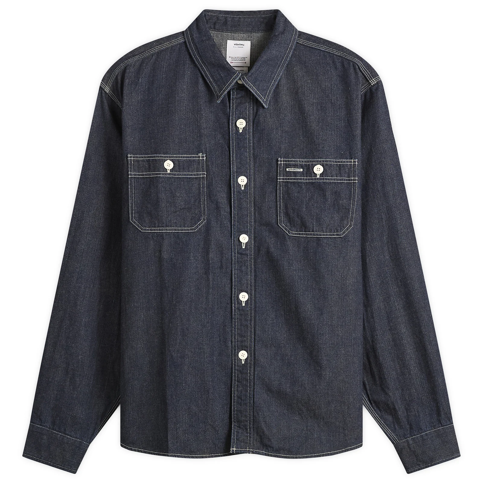 Visvim Mud Wash Denim Shirt