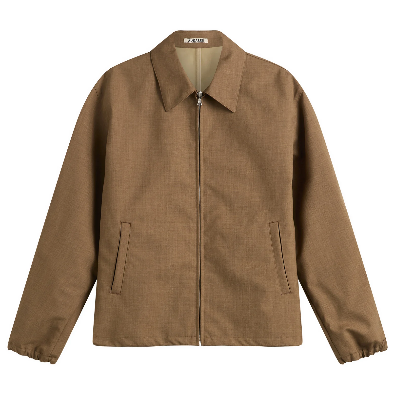 Auralee Bonded Tropical Wool Zip Blouson