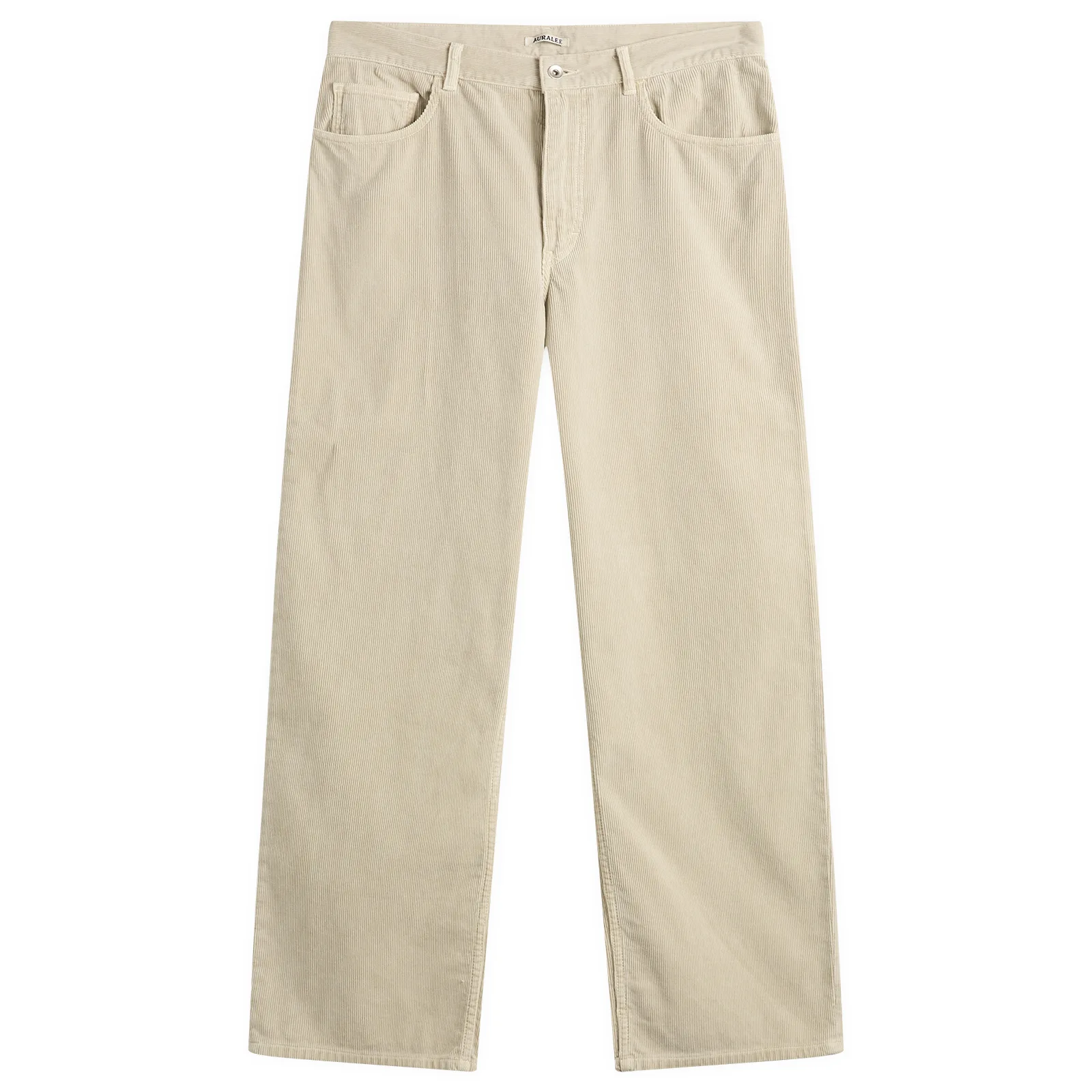 Auralee Garment-Dyed Corduroy Wide Pants