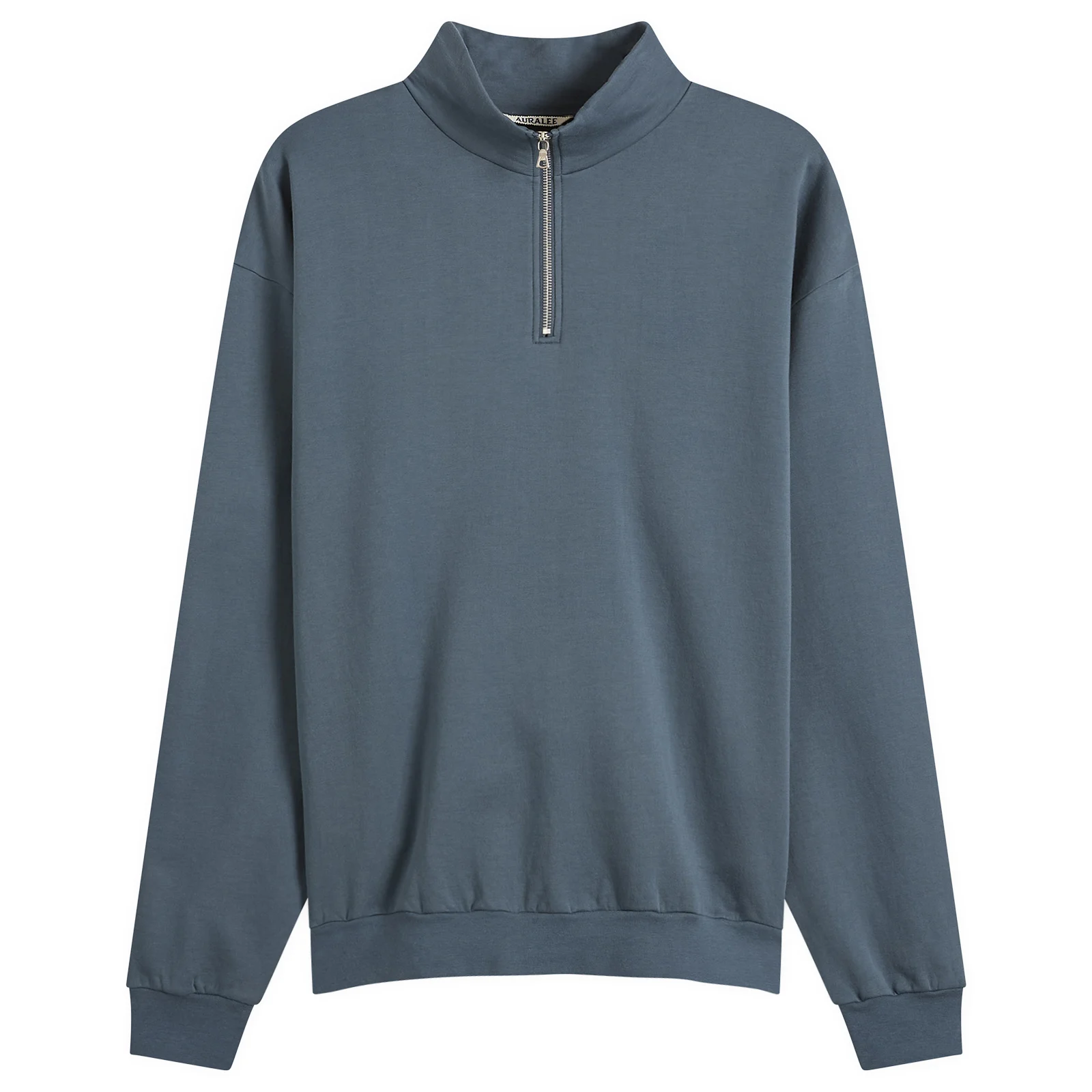 Auralee High Gauge Sweat Half Zip Jumper