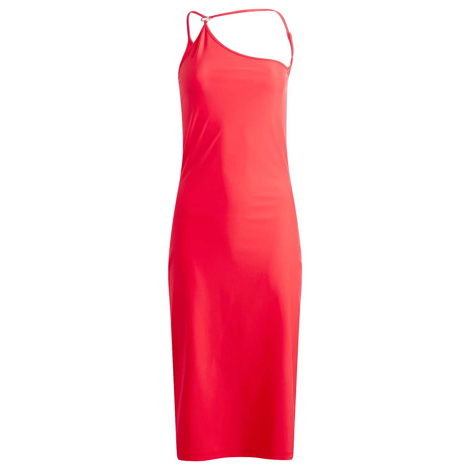 Coperni C-LOGO ONE SHOULDER DRESS