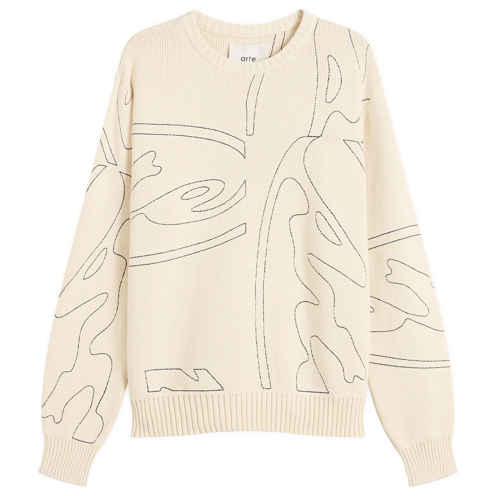 Arte All Over Circle Logo Knit Jumper