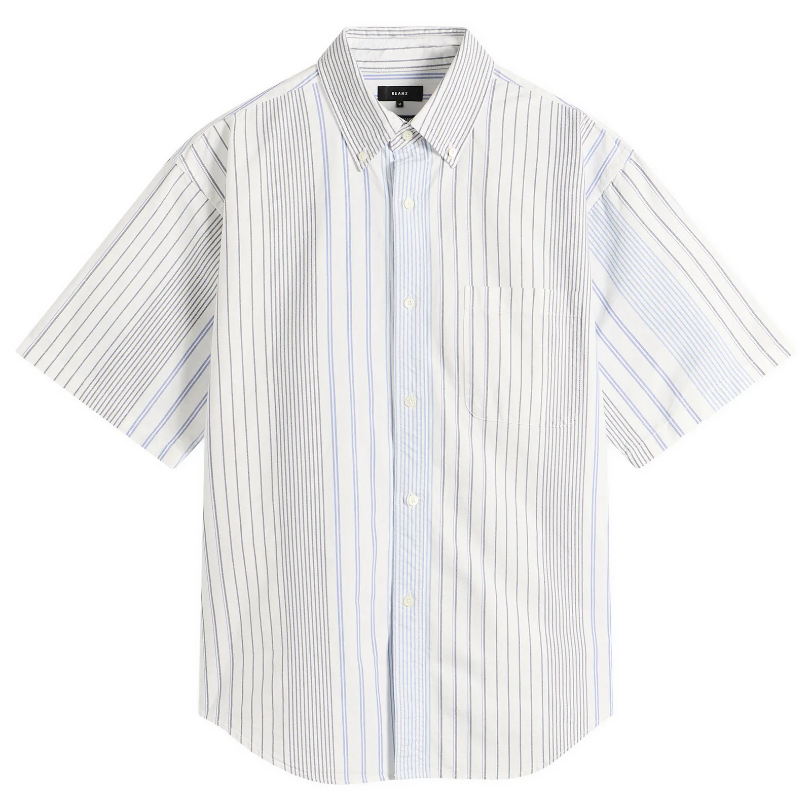 BEAMS Oxford Button Down Half Sleeve Shirt