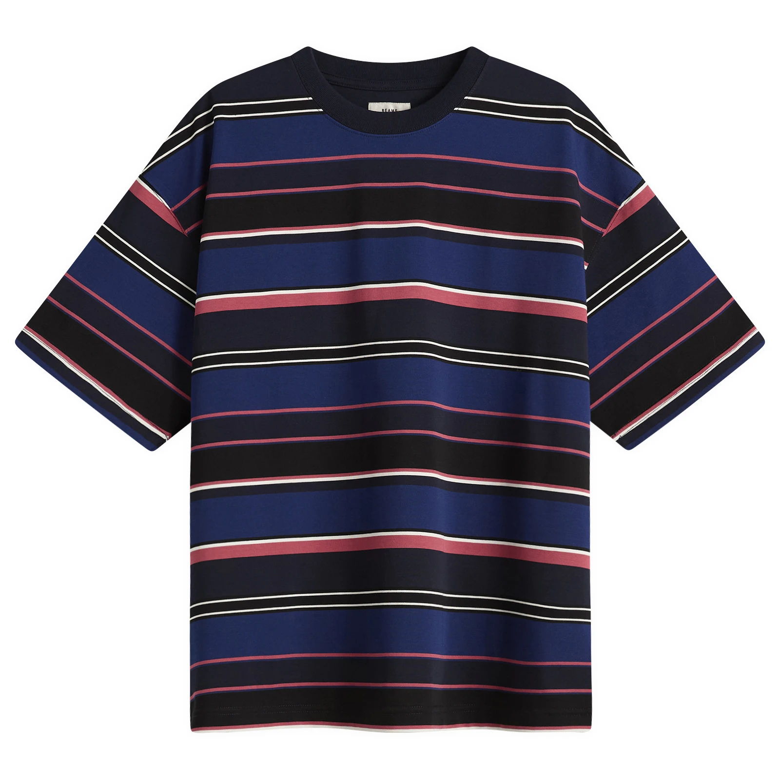 BEAMS Multi Stripe T-Shirt