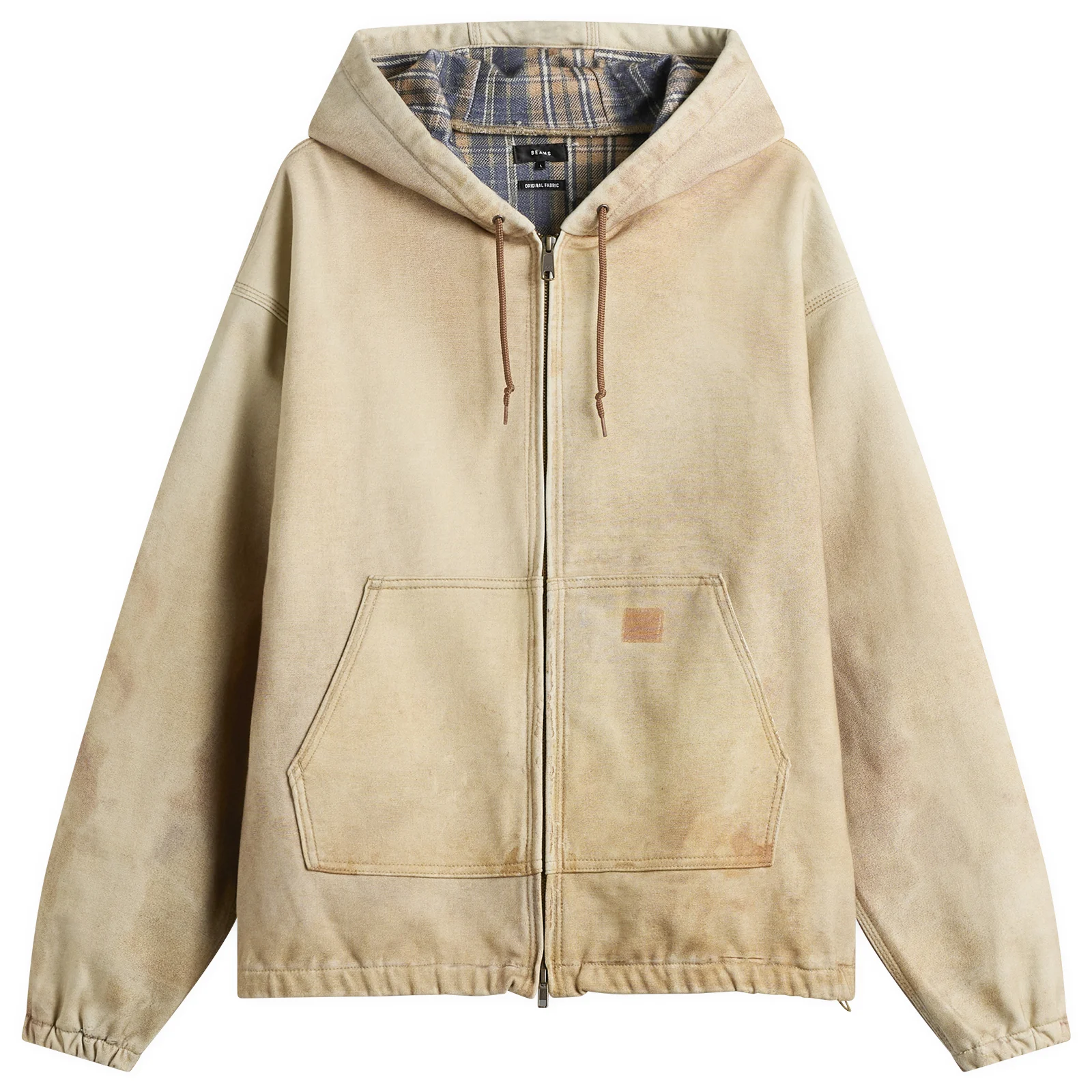 BEAMS Digital Print Hooded Jacket