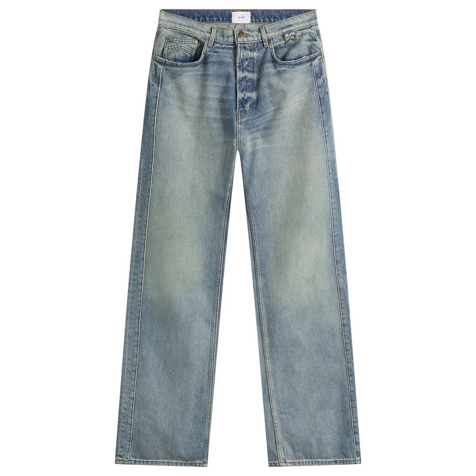 Rhude Relaxed Traxedo Denim Jeans