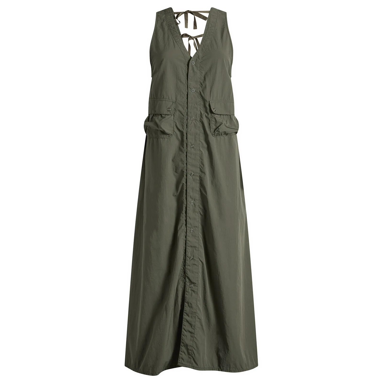 Beams Boy Nylon Midi Dress