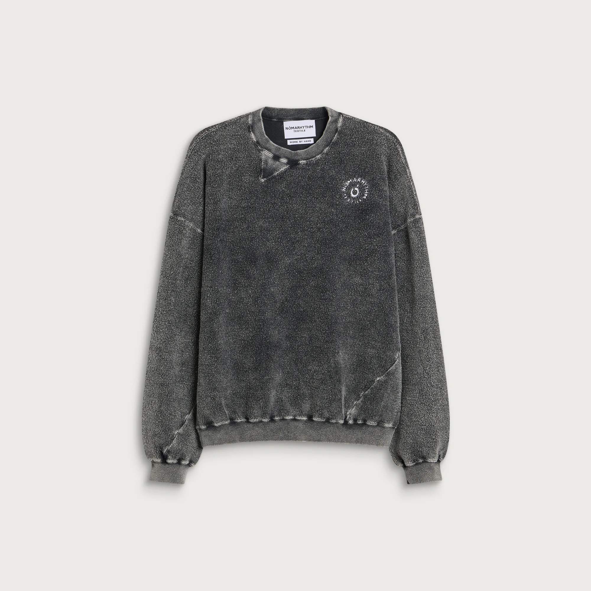 NOMARHYTHM TEXTILE Hand Dye Reverse Twist Sweatshirt