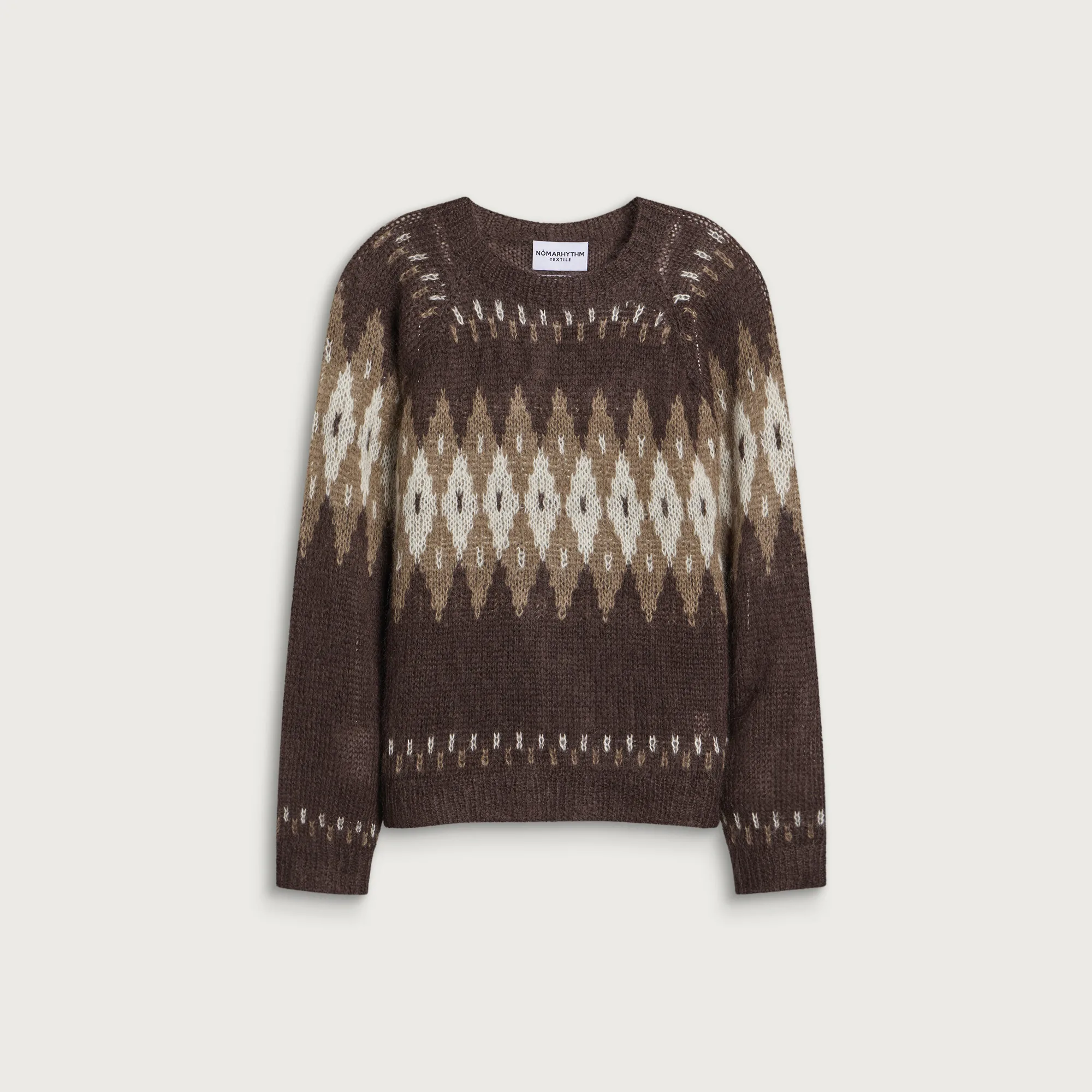 NOMARHYTHM TEXTILE Hand Knit Snowflake Sweater