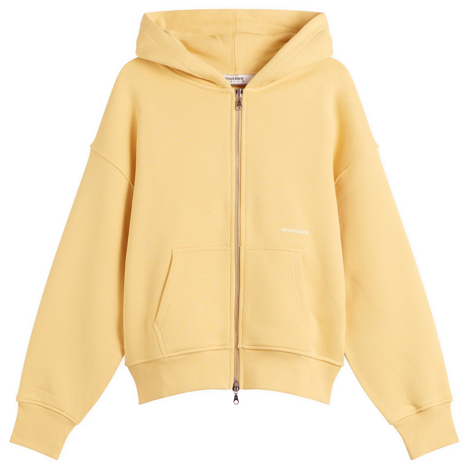 about:blank Box Zip Hoodie