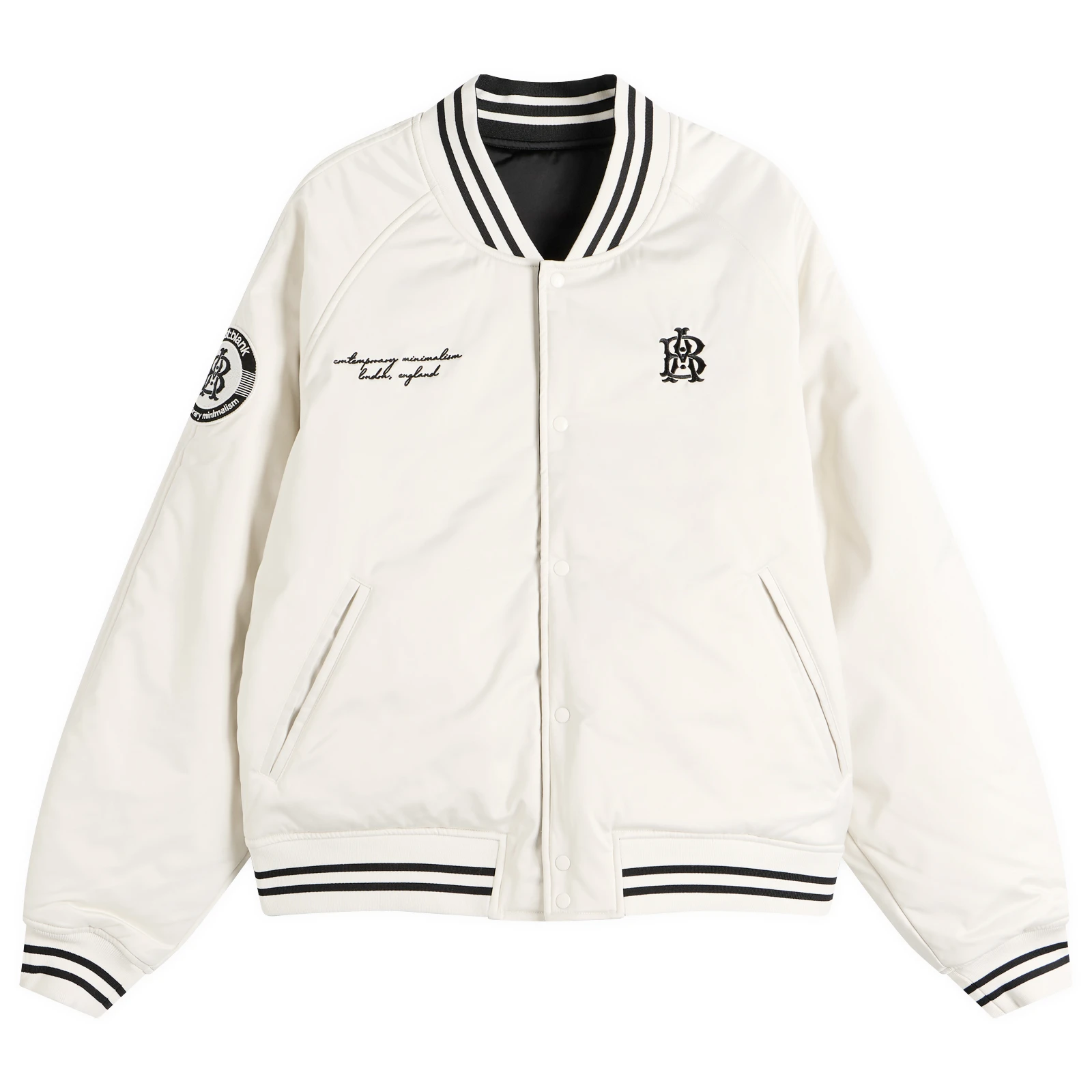 about:blank reversible Satin Jacket