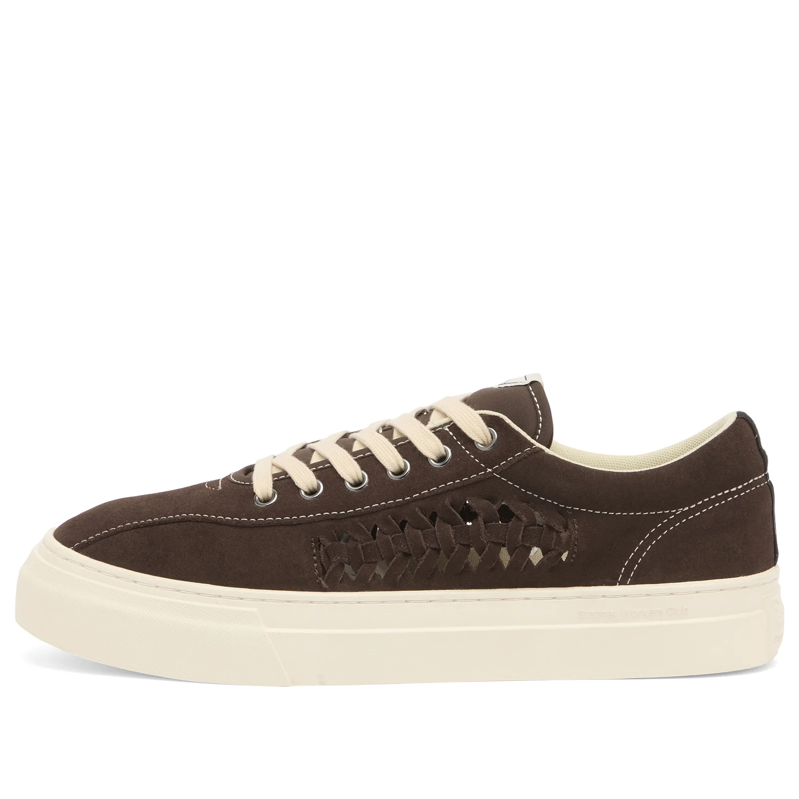 Stepney Workers Club Dellow Woven Suede Sneaker