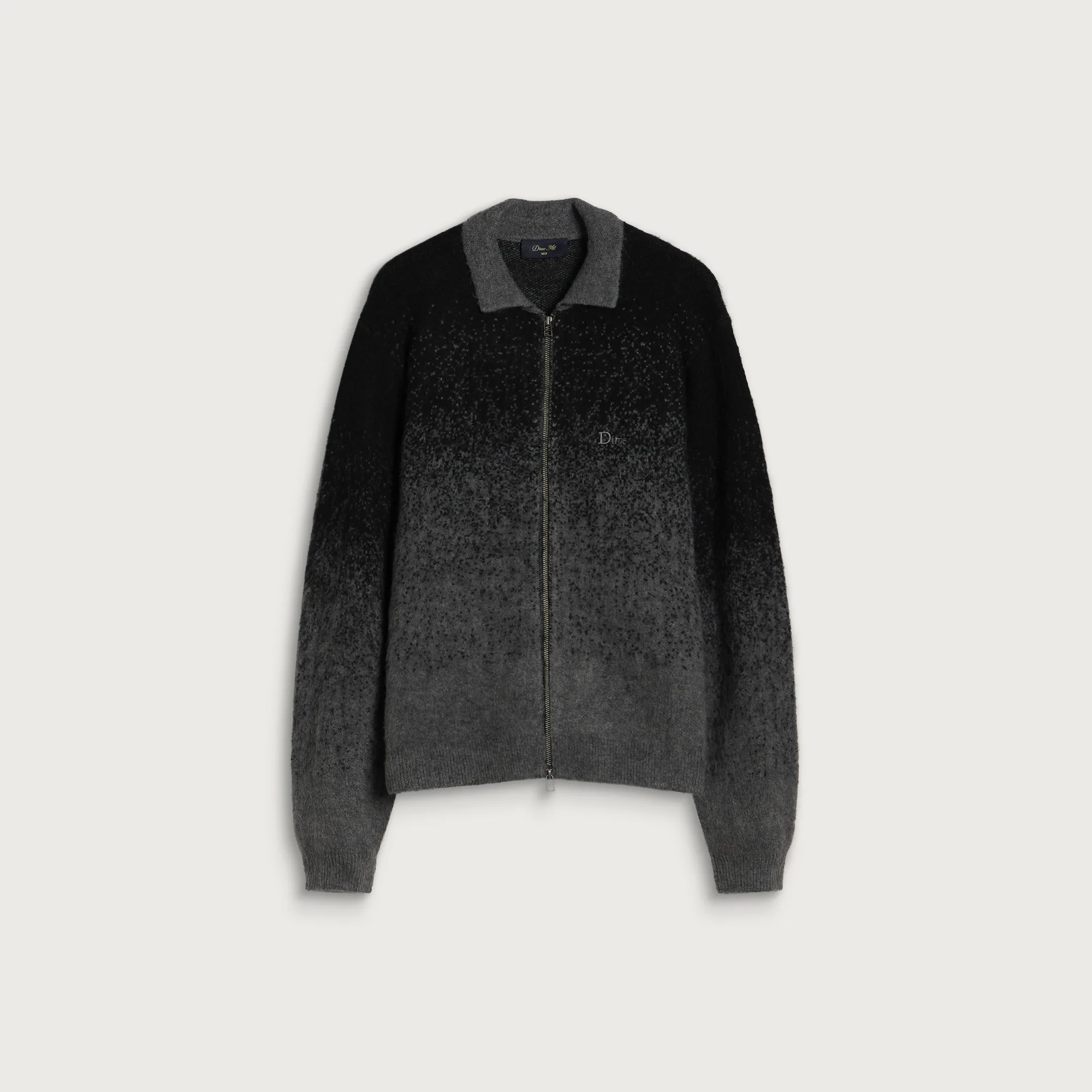 Dime Mohair Double Zip Knit