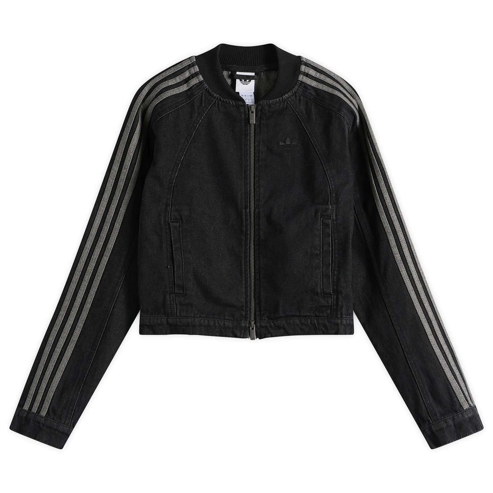 adidas Fitted Denim Track Top