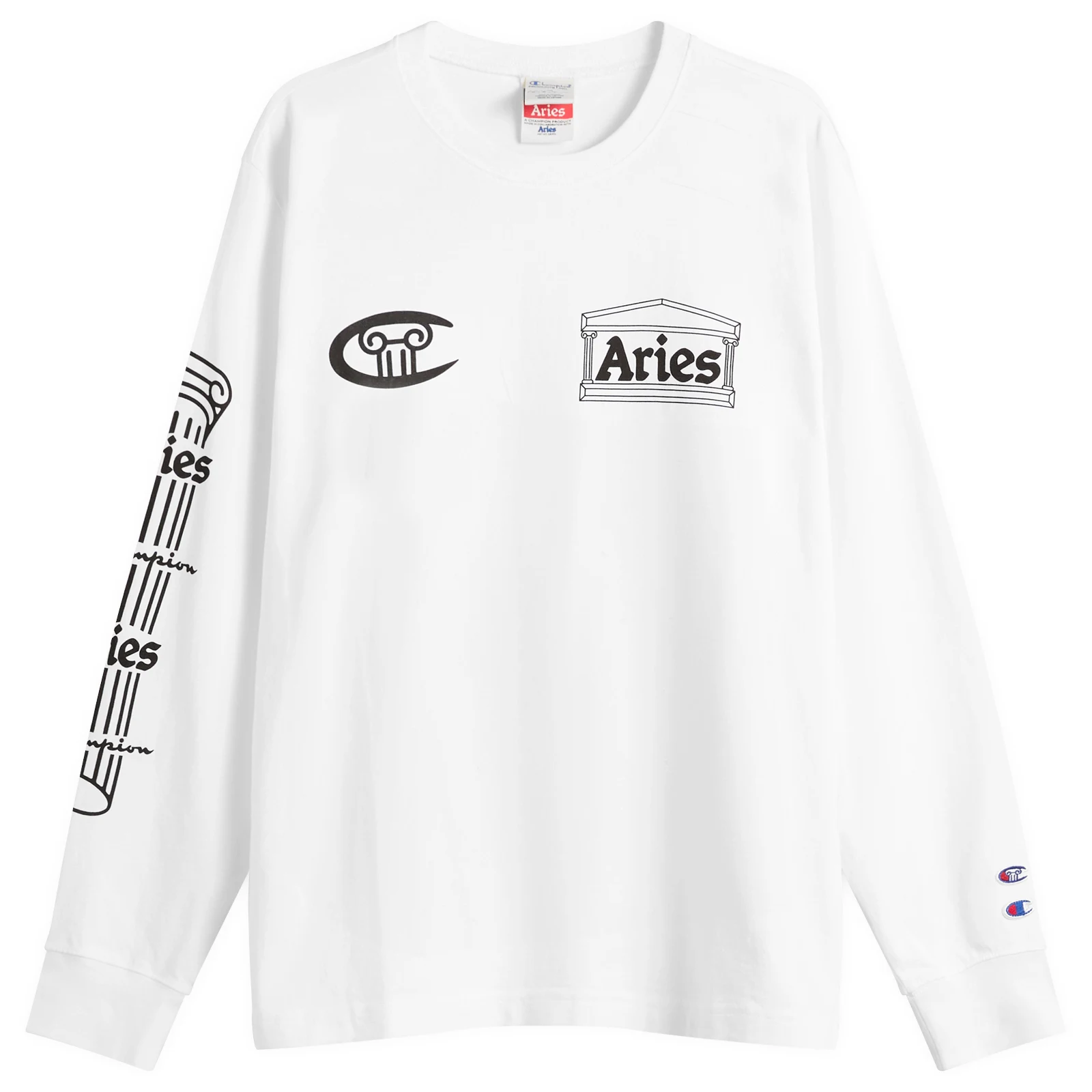 Champion x Aries Stars Long Sleeve T-Shirt