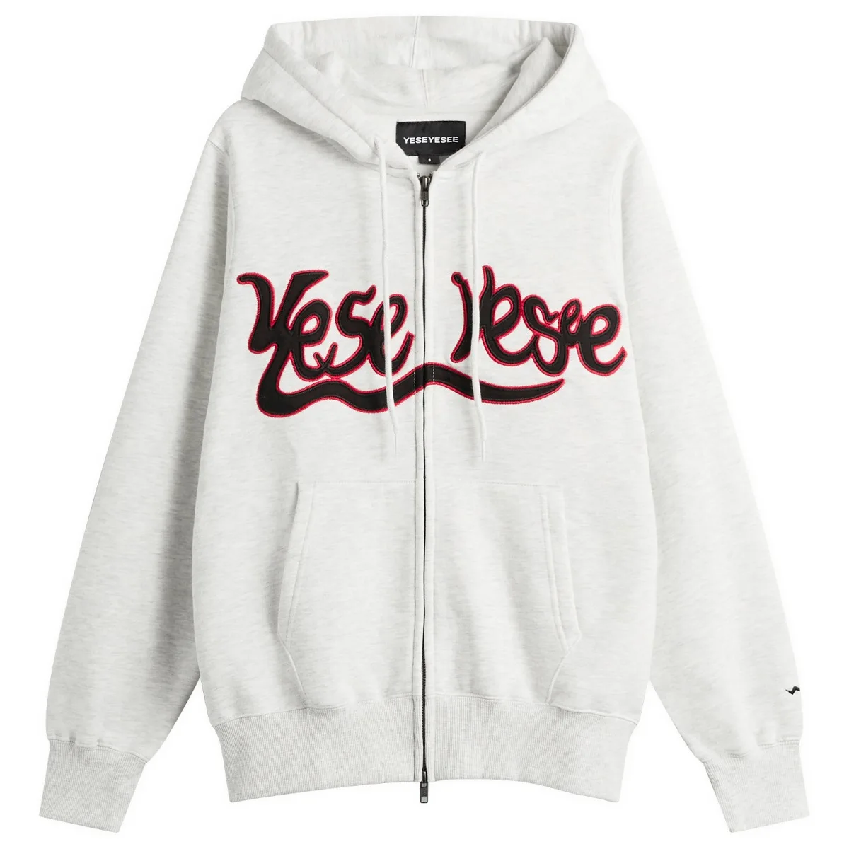 YESEYESEE Y.E.S Snail Logo Zip-up Hoodie