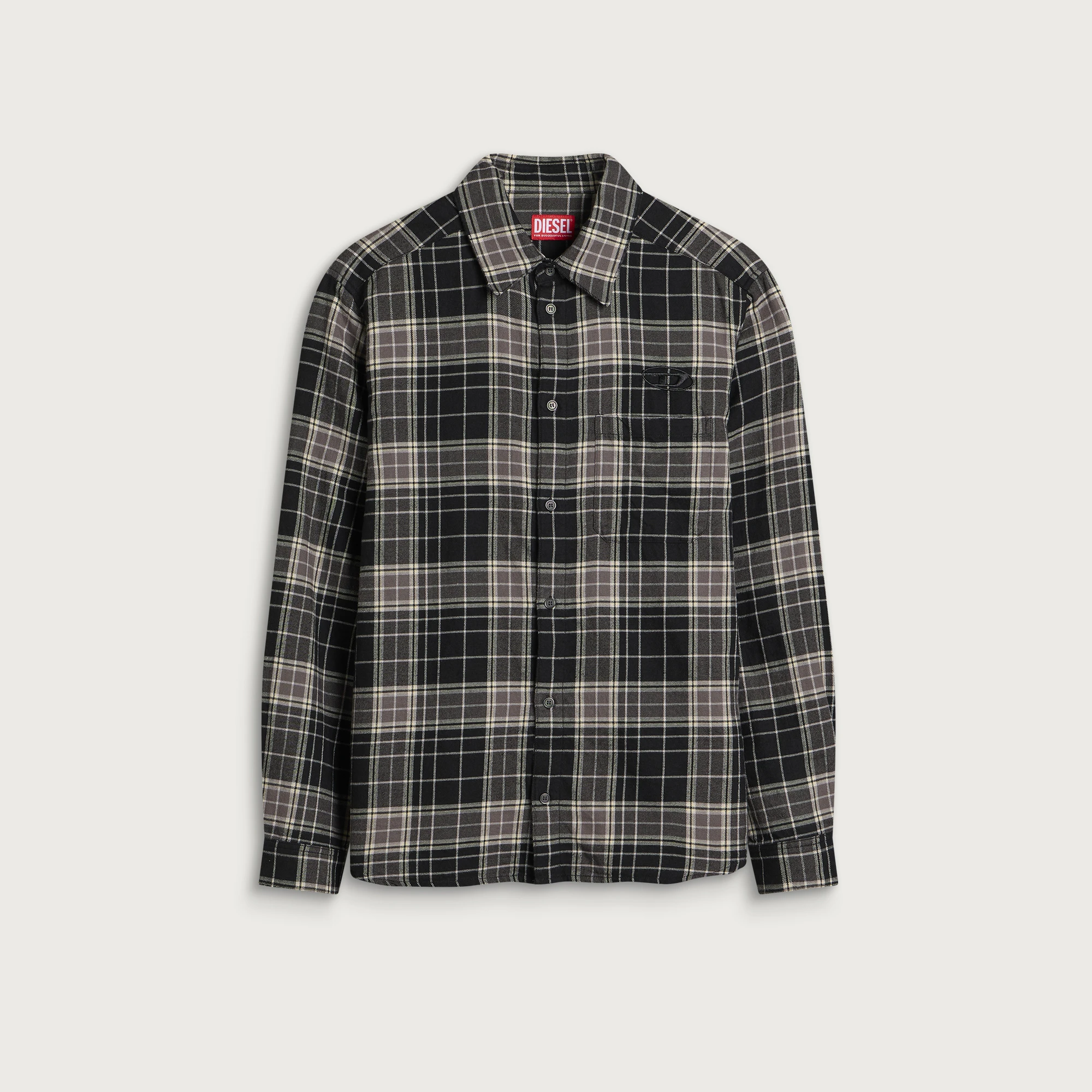 Diesel Stone Washed Check Shirt