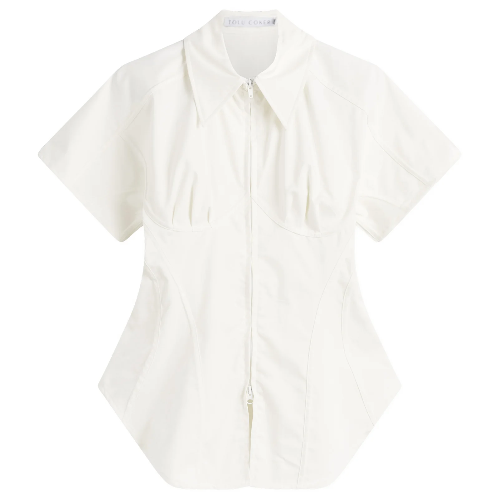 Tolu Coker Panelled Contoured Bustier Blouse