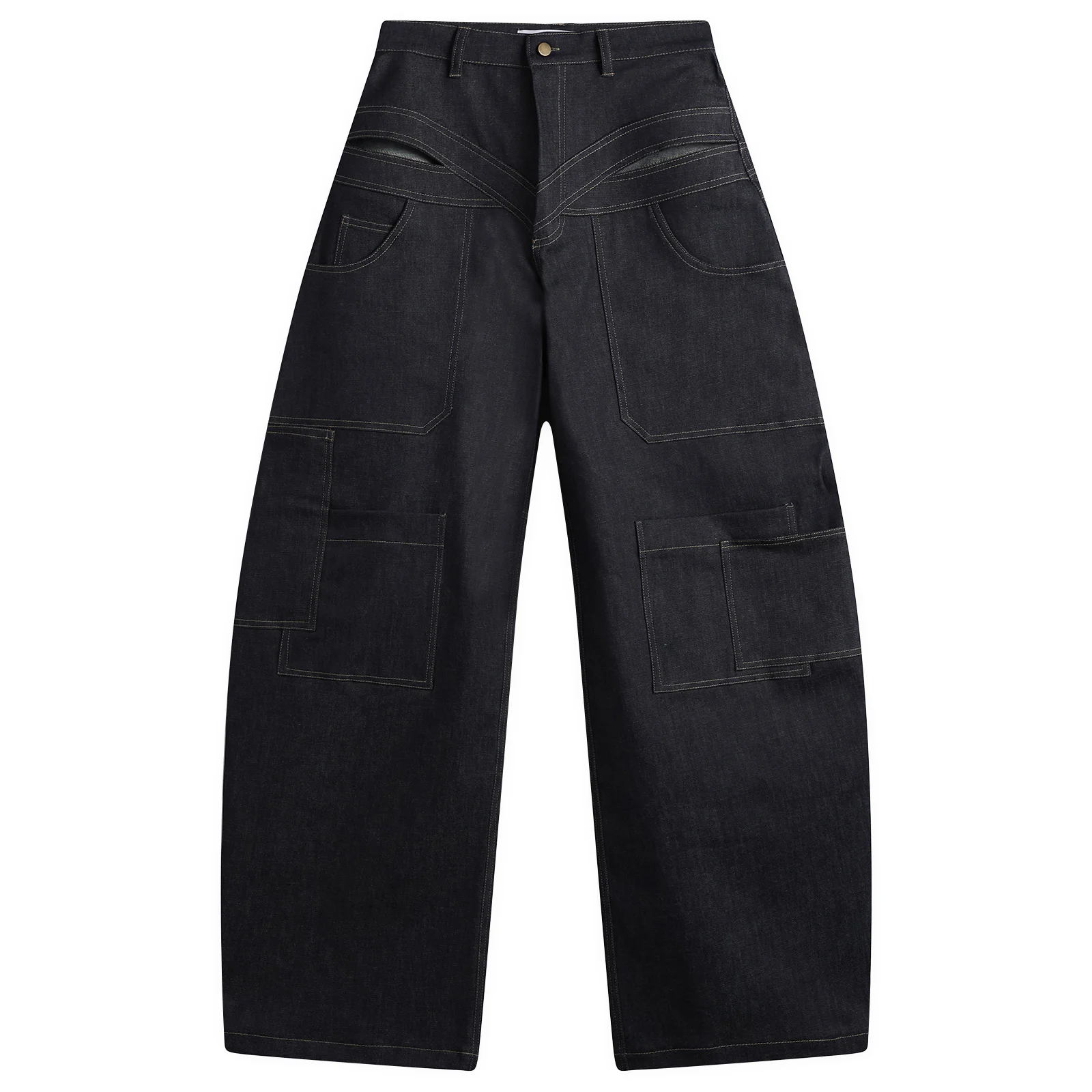 Tolu Coker Banana Pants In Denim