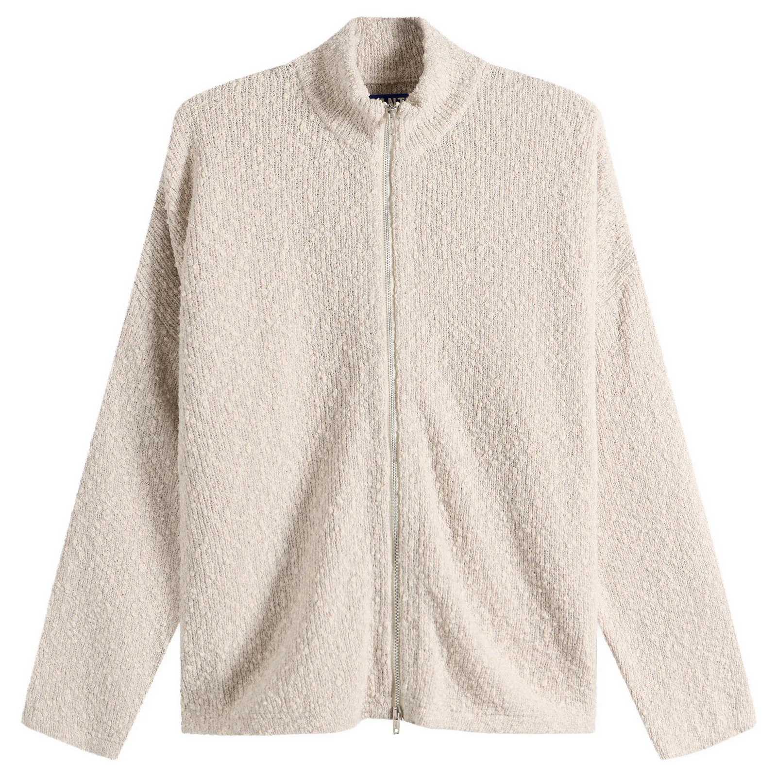 PICANTE Boucle Funnel Zip Through Knit