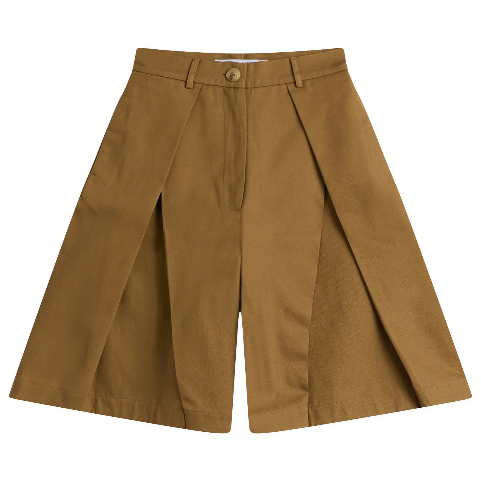 Tolu Coker Twill Pleated Shorts