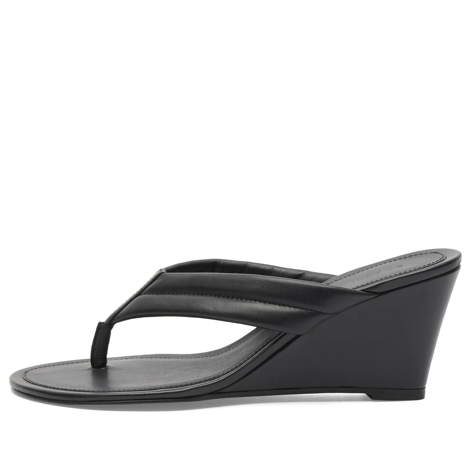 St. Agni Stitch Detail Thong Wedge