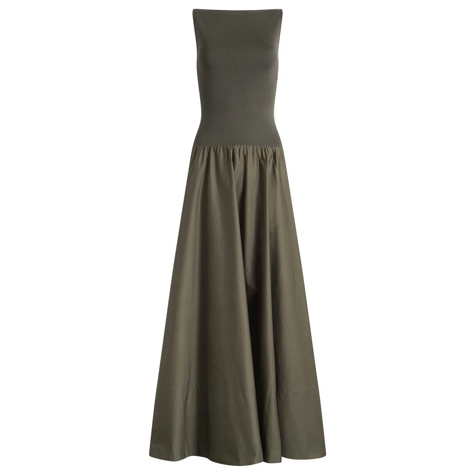 St. Agni Backless Circle Hem Dress