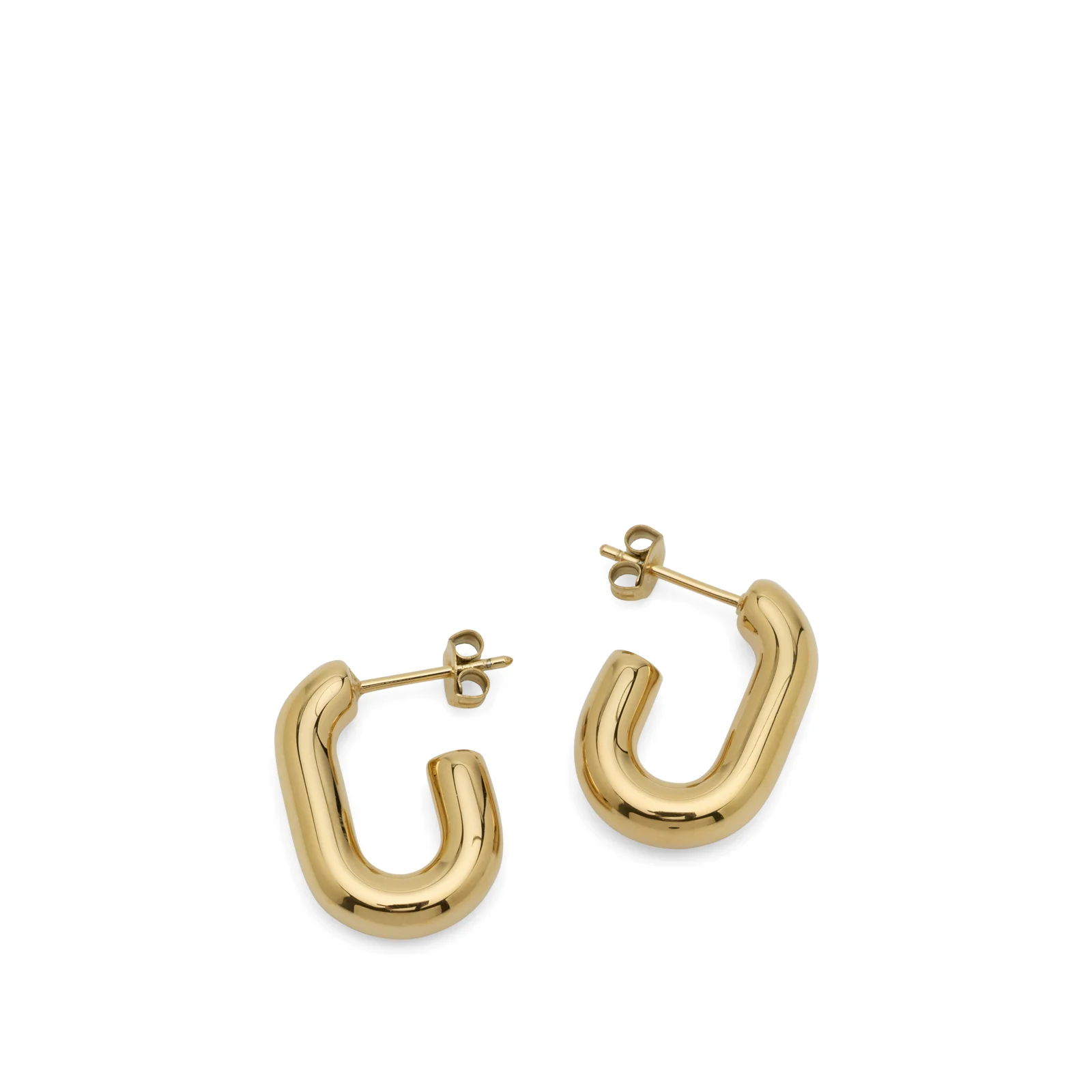 Missoma Chubby Oval Small Hoop Earrings