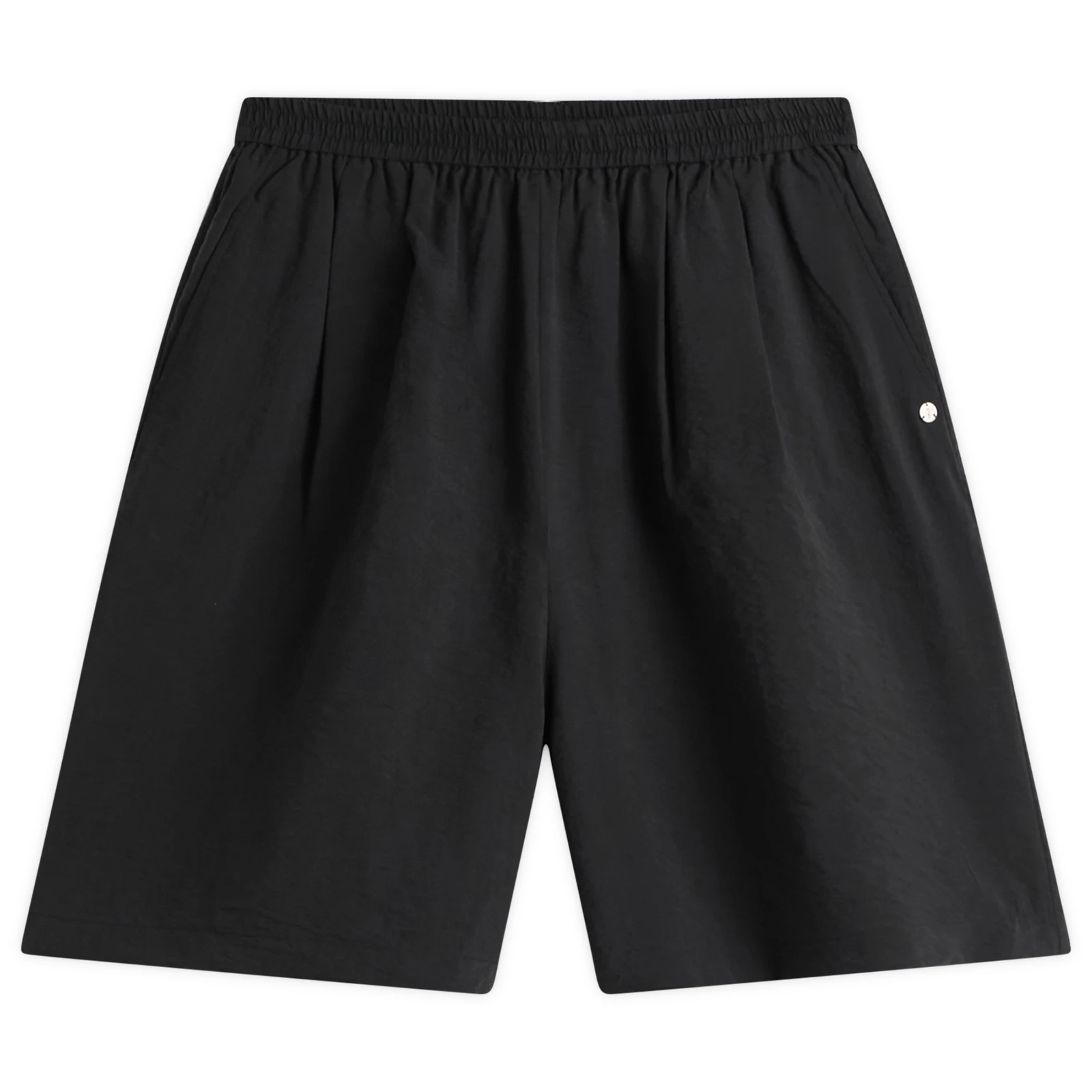 STEL box pleated shorts